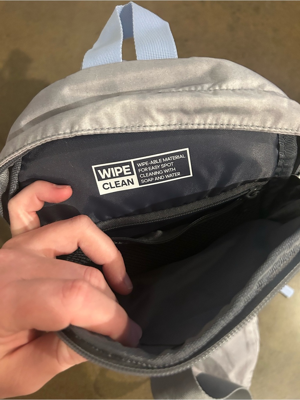adidas light beige crossbody sling bag - Picture 3 of 4